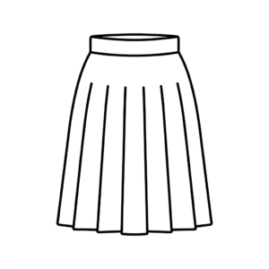 Jupe plissée